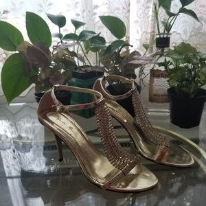 Mariachi Mani Gold Heels (Sandals)